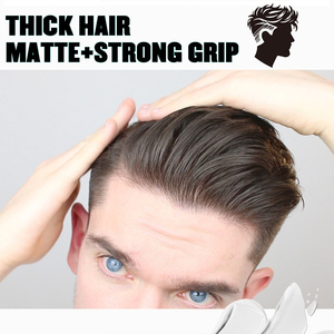 Las barberías están usando arcilla para el cabello, los peluqueros de etiqueta privada recomiendan una sujeción fuerte, cera para el cabello con acabado mate para hombres 2025 - Product Image 5