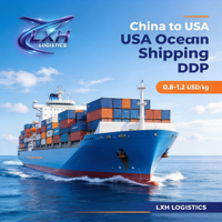 Transitaire de Consolidation Maritime LXH LCL DDP de Shenzhen aux États-Unis pour Expédition Amazon FBA