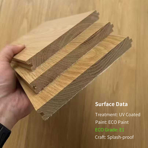 Châu Âu sồi trong nhà gỗ cứng sàn mịn Matte gỗ thật hơn phong cách phòng khách Gỗ sồi trắng sàn - Product Image 3