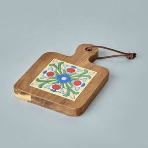 Wooden <b>Trivets</b> for Hot Dishes Heat Resistant Pot Holders & Coasters Rustic Farmhouse <b>Kitchen</b> Decor - Product Image 2