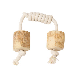 Eco-Friendly Modern <strong>Dog</strong> <strong>Chew</strong> <strong>Toys</strong> Coffee Wood Hemp <strong>Cotton</strong> <strong>Rope</strong> with Natural Teeth Cleaning Interactive Pet <strong>Toy</strong> for <strong>Dogs</strong> - Product Image 3