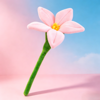 Jouet en peluche créatif personnalisé OEM ODM en forme de vase à fleurs et d'insectes, poupée pour arrangement floral, jolie décoration de table, célébrité d'Internet
