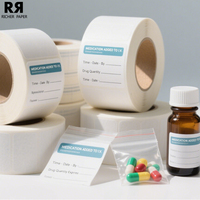 Étiquette de médecine multicouches personnalisée Étiquette d'impression double couche Étiquette pelable pour les soins de la peau Autocollant de livret de systèmes cliniques