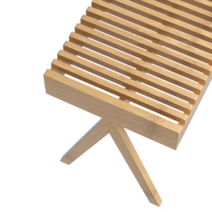 Lối vào hành lang băng ghế dự bị phòng khách trong nhà ngoài trời tre lối vào lưu trữ giày giá băng ghế dự bị với chỗ ngồi - Product Image 4