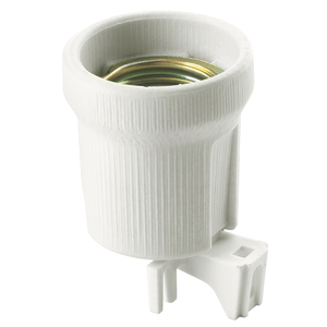 <b>E27</b> <b>Lamp</b> <b>Holder</b> 43mm Porcelain Plate 90 Degree Mounting Base - Product Image 1