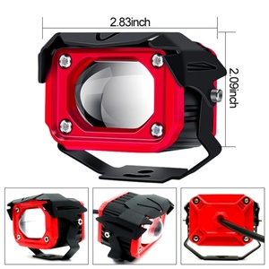 ไฟหน้ารถมอเตอร์ไซค์ LED 50w 24v ไฟตัดหมอก LED สีขาวเหลือง เลนส์เลเซอร์ ไฟสปอร์ตไลท์สำหรับรถบรรทุก รถจี๊ป รถยนต์ ไฟ LED - Product Image 5
