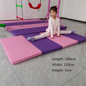 Tapis de danse pliable pour enfants - Tapis de pratique de <span class=keywords><strong>gymnastique</strong></span> antidérapant pour entraînement sensoriel à domicile - Product Image 6