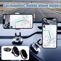 Support magnétique universel pour téléphone portable Quexiang, rotation à 360 degrés, fixation par gravité sur tableau de bord, aimant puissant, matériau en alliage, GPS