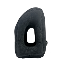 Oreiller de sieste breveté, gonflable et portable pour le voyage, idéal pour l'avion, anti-apnée, en PVC floqué, forme triangulaire