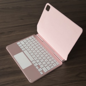 Clavier Magique Fin en Aluminium Anodisé CNC à Axe Plat pour iPad Air 11" (2026-2024 M4/M3/M2), Air5/Air4 10.9", Pro 11" (<span class=keywords><strong>2022</strong></span>-2018) - Product Image 1