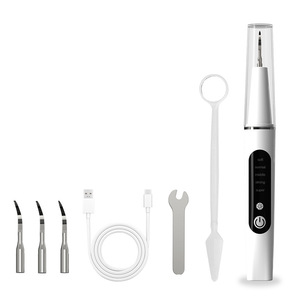Ultrasonic Dental Cleaner For Pets Removing Tartar Plaque <b>Teeth</b> <b>Cleaning</b> Scaling Dog Cat Grooming <b>Tool</b> Battery Powered Plastic - Product Image 5