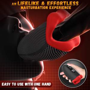 Deep Throat Masturbator für Männer mit Saug- und Vibrationsfunktion, Weiches Sexspielzeug zur Penis-Massage - Product Image 4