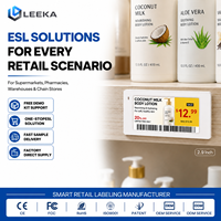 Etiqueta Electrónica de Estante LEEKA, Etiqueta de Precio Digital de 2.9 Pulgadas con WiFi, Etiqueta Electrónica de Tinta Electrónica para Tiendas Inteligentes