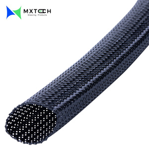 Funda Trenzada Plana <span class=keywords><strong>de</strong></span> PET EX900, Alta Cobertura, Resistente al Polvo, para Cables, Superficie Lisa, Resistente a <span class=keywords><strong>la</strong></span> Abrasión - Product Image 3