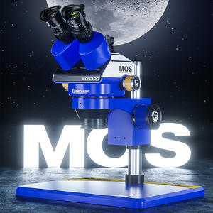 <span class=keywords><strong>Microscope</strong></span> stéréoscopique binoculaire MECHANIC MOS300 6,5X-45X Zoom continu HD Oculaire grand angle Réfracteur réglable CTV 2/5 - Product Image 4