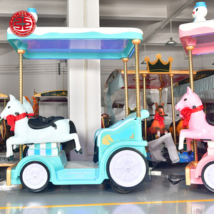 Terrain de jeux Happy Train Parc d'attractions Beautiful Horse Mini Trackless Train pour les enfants à monter pour le centre commercial - Product Image 3