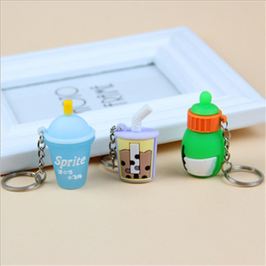 <b>Top</b> Selling Milk Tea Bubble Tea Soft Pvc Keychain With Custom Design - Product Image 5