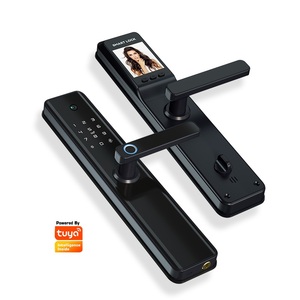 Khóa Vân Tay Kỹ Thuật Số Bảo Mật WIFI Tuya Khóa Cửa Thông Minh Tự Động Mở Khóa Từ Xa Chống Trộm Có Camera - Product Image 2