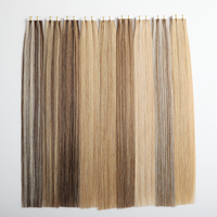Extensions de Cheveux Humains Vierges Brésiliens de Luxe en Gros, Double Tissage, Cuticules Alignées, 100% Naturels, Bande Adhésive Double Face