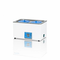 Bain-marie numérique de laboratoire 5-99,9°C, chauffe-eau thermostaté avec précision de 1°C et minuterie pour échantillons en tube en laboratoire de biologie et alimentaire