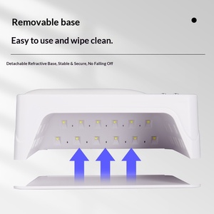 Lámpara <span class=keywords><strong>UV</strong></span> LED de Alta Potencia 96W para Uñas, Máquina de Fototerapia Portátil para Uso en Casa y Salón - Product Image 2
