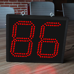 Minuterie LED CHEETIE 9 pouces à 2 chiffres, contrôle par télécommande et boutons, 5 couleurs, idéale pour le basketball, les jeux de quiz et la chronométrage industriel - Product Image 6