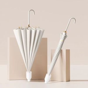 Bâton coupe-vent de haute qualité personnalisé 8 côtes <span class=keywords><strong>grand</strong></span> <span class=keywords><strong>parapluie</strong></span> long <span class=keywords><strong>parapluie</strong></span> <span class=keywords><strong>canne</strong></span> <span class=keywords><strong>parapluie</strong></span> avec manchon imperméable à l'eau - Product Image 2