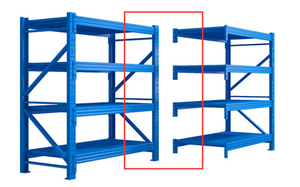 מוצרי מחסן ארה'ב, מדפי פלדה כבדים לאחסון צמיגים, מדפים ניתנים לערום ומדפים למחסן - Product Image 4