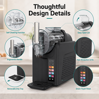 Machine à glace personnalisée 2L avec écran tactile, distributeur de jus et de boissons glacées en ABS, machine à slush pour restaurant