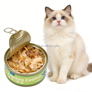 อาหารแมวเปียกกระป๋อง รสไก่และปลาแซลมอน ปราศจากธัญพืช เนื้อสัตว์สูง ชุ่มชื้น ส่วนผสมจากธรรมชาติ รับผลิตแบบ OEM - Product Image 3