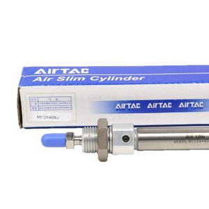 Mini Cilindro Neumático AirTAC MI12 35 40 50 60 70 75 80 S CA U TC, Tipo Pistón de Acero Inoxidable - Product Image 2