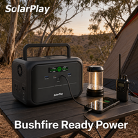 Station d'alimentation portable Solarplay 288Wh, mini batterie LiFePO4 pour le camping, générateur solaire 300W