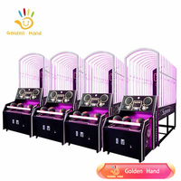 Machine de jeu d'arcade de basketball d'entraînement sportif en salle, système à monnayeur, 220V, machine de basketball de rue, métal et plastique, version espagnole