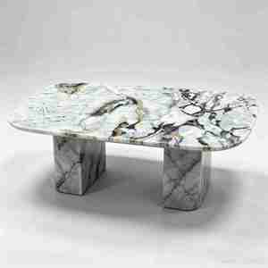 Modern Marble Coffee <b>Table</b> with <b>Adjustable</b> Height Eco-Friendly Home Furniture for Living Room Bedroom & Hotel - Product Image 4