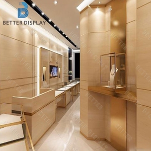 Vitrine de présentation de bijoux de luxe personnalisée moderne, vitrine de présentation, armoire de présentation verrouillable en verre - Product Image 5