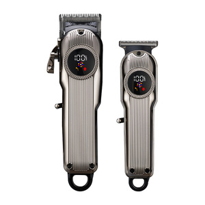 Kit de Aseo Profesional Inalámbrico: Recortadora de Pelo para Barbero, Máquina de Corte Eléctrica Profesional de Precisión 0mm Zero Gapped para Detalles y Acabados - Product Image 1