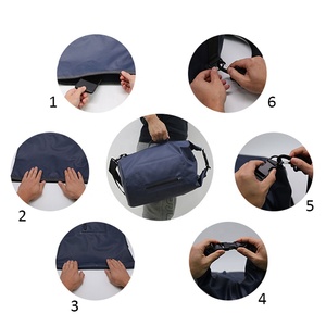 Maßgefertigter SENRI 15L Wasserdichter Rucksack Trockensack für Ozean-Wandern Kajak Wassersport Outdoor 500D PVC Casual für Alle Jahreszeiten - Product Image 6