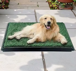 Tapis d'entraînement intérieur intelligent Plateau de gazon artificiel vert Tapis de fournitures de <span class=keywords><strong>pipi</strong></span> pour chats chiens Sacs de <span class=keywords><strong>caca</strong></span> inclus Siège de toilette intelligent pour animaux de compagnie - Product Image 6