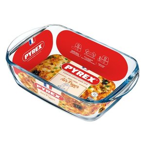 Pirofila en verre borosilicate (23x15x7cm) pour friteuse à air, transparente, 215B100 7648 - Product Image 1