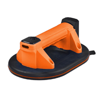 Lève-charge électrique automatique industriel robuste de type ovale avec patins en caoutchouc dur pour carrelage et pierre - Batterie au lithium/Recharge Type-C