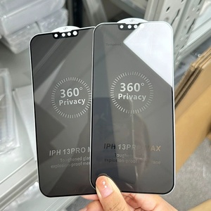 Protecteur d'écran <span class=keywords><strong>anti</strong></span>-espion pour iPhone 17 16-Couverture complète à 360 degrés avec verre trempé à haute confidentialité en aluminium - Product Image 5