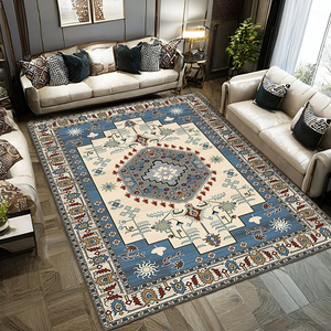 Tappeto lavabile <span class=keywords><strong>per</strong></span> <span class=keywords><strong>soggiorno</strong></span>, stile persiano turco, grande, classico, antiscivolo, <span class=keywords><strong>in</strong></span> peluche, <span class=keywords><strong>per</strong></span> preghiera familiare, tappeto <span class=keywords><strong>per</strong></span> macchina da cucire. - Product Image 1