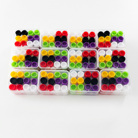 Couvre-bouteilles extensibles en silicone de qualité médicale 6 couleurs pour flacons d'insuline et de peptides et bouteilles de cosmétiques - Vente en gros OEM de haute qualité