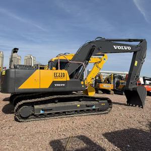 Excavadora de cadenas Volvo EC220 de segunda mano, usada, 22 toneladas, motor Deutz, bomba para exportación, precio económico, entrega rápida - Product Image 1