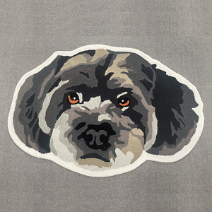 Alfombra personalizada negra de Anime 3D, alfombra para juegos de perros, logotipo personalizado, nuevo patrón, Alfombra de Animal bonito, alfombra para guardería, sala de estar, dormitorio - Product Image 1