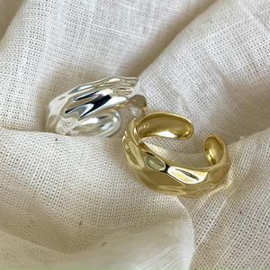 Joias Banhadas a Ouro Anéis Irregulares de Prata 925 para Homens e Mulheres - Product Image 5