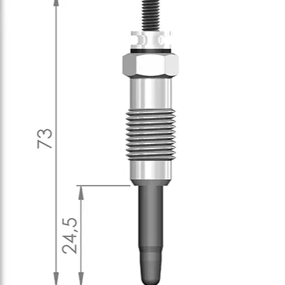 Dizel motor 0 250 201 039 iki filament akkor buji yüksek kalite ile PEUGEOT için çin'de