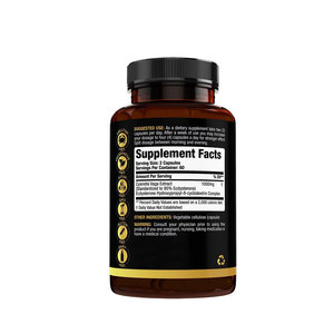 תוספי ענק אפס חומרי מילוי 1000mg בטא ecdysterone עבור מסת שריר רזה, ביצועים אתלטיים וכוח - Product Image 2