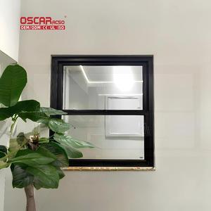 Ventanas de puerta corredera de aluminio Mosquitera de doble acristalamiento Diseño de tres pistas Casa Villa Apartamento Levantar la ventana - Product Image 3