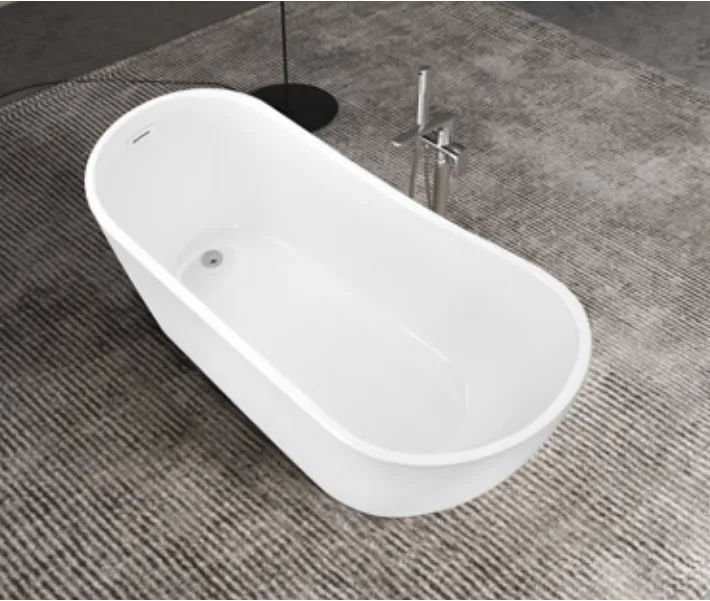 Moderne komfortable übergroße badewanne Badezimmer zu Fuß eingeschlossen freistehende Acryl-Badewanne für Erwachsene